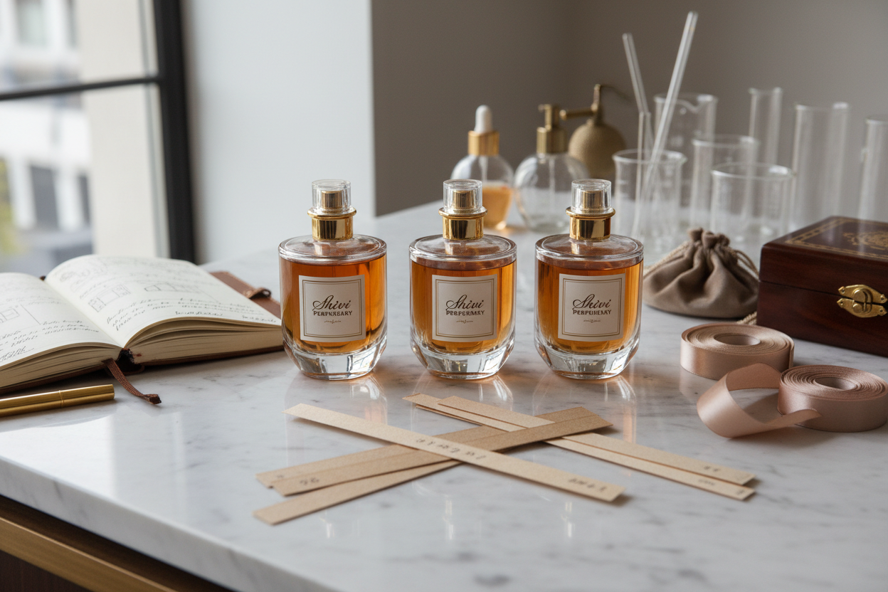 let labels be written shivi perfumery